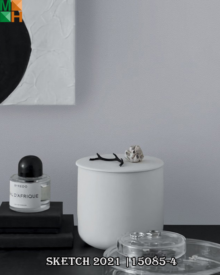  Giấy dán tường đơn sắc cao cấp 15085 màu trắng, ghi, be, hồng phấn, xanh nhạt